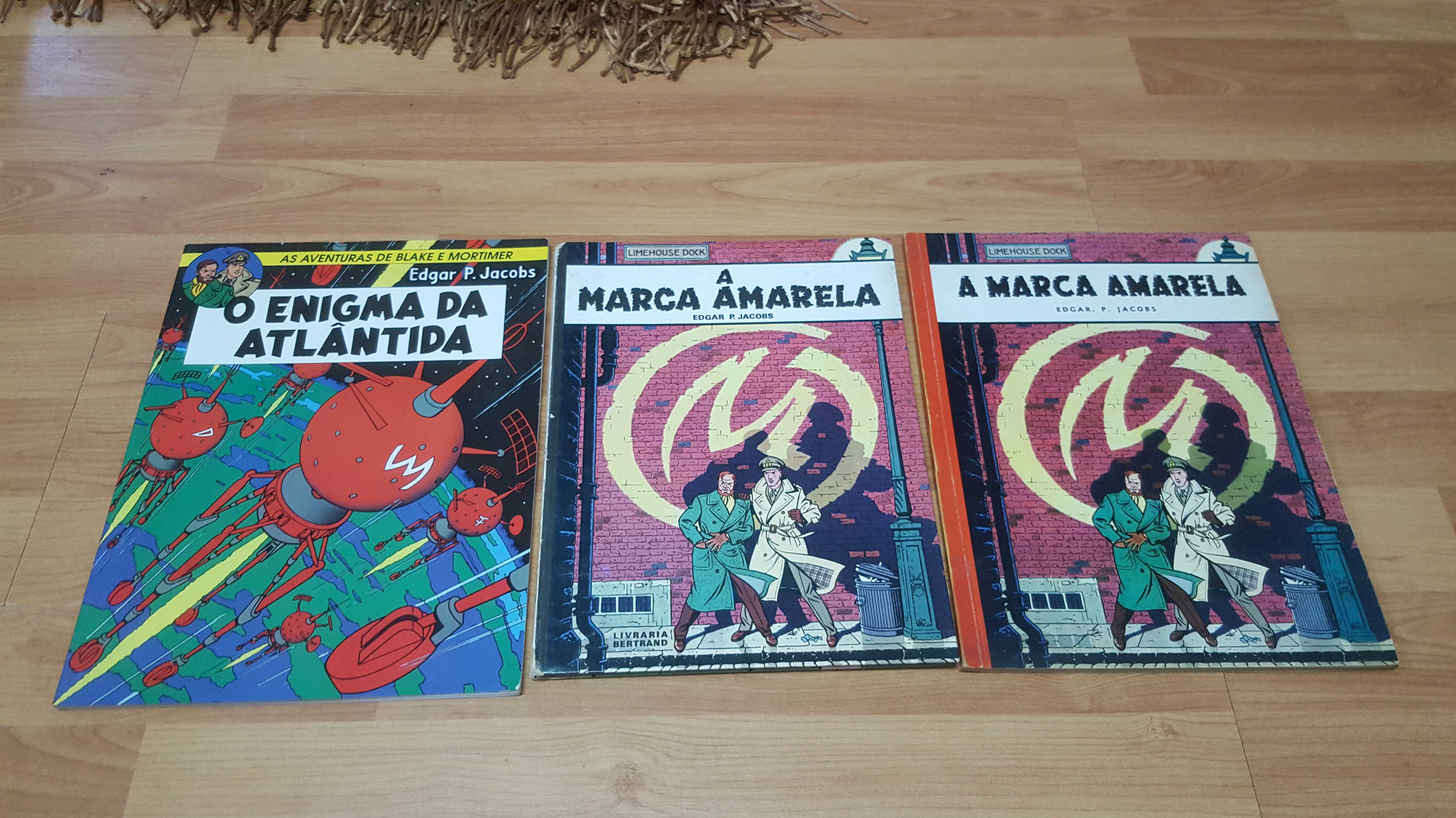 Lote de banda desenhada Blake e Mortimer