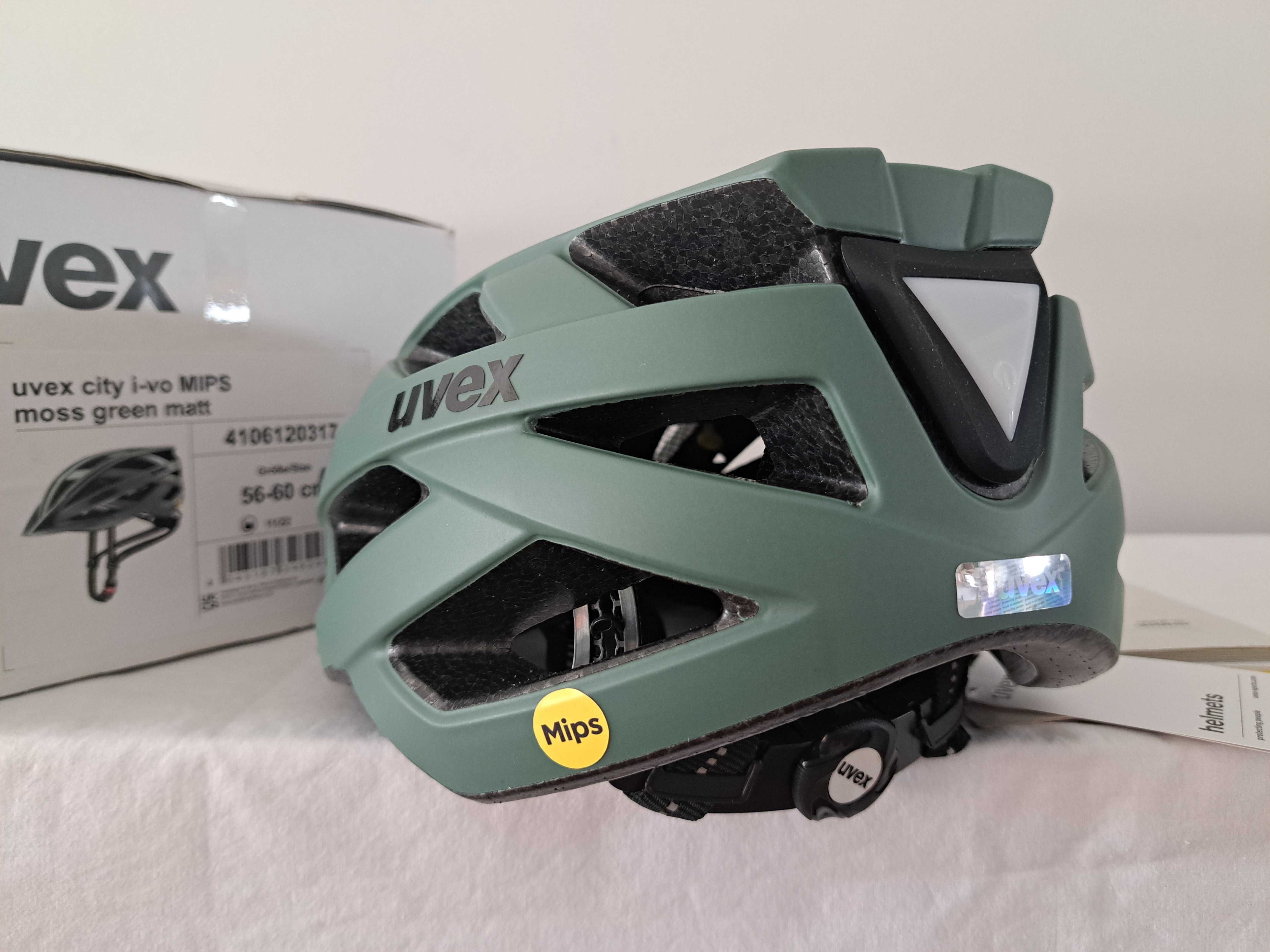 Kask rowerowy Uvex City I-vo MIPS Moss Green Matt L 56-60cm