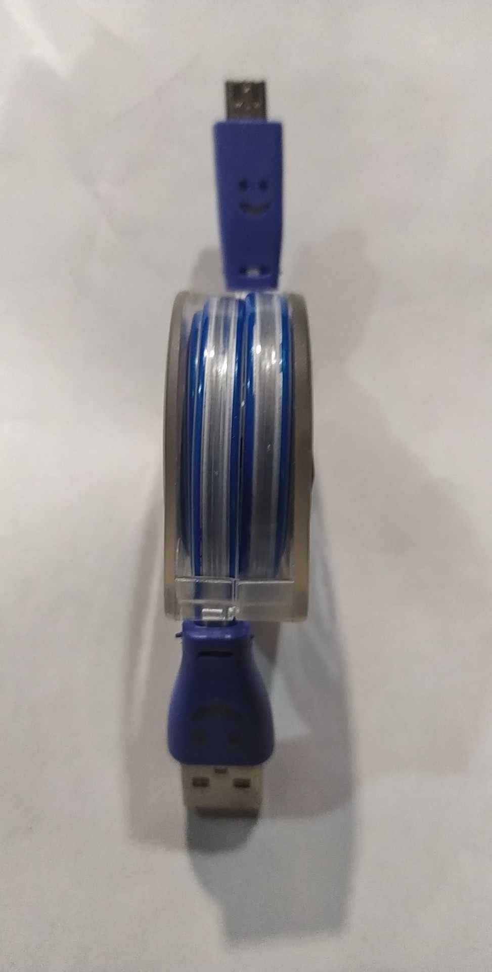 Kabel USB - Micro USB Regulowany WU-05 NIEBIESKI