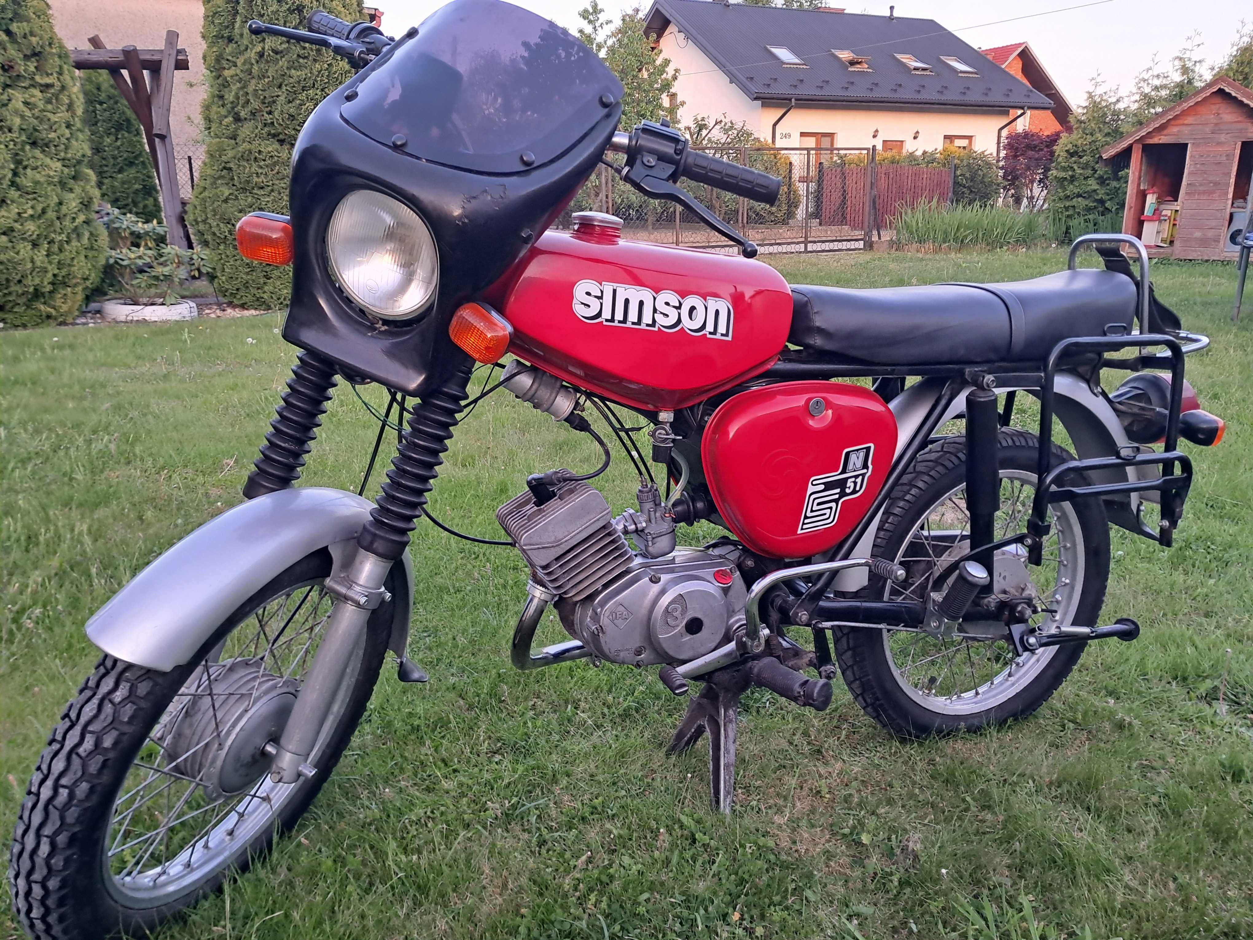 Simson S51 S 51 zarejestrowany, opłacony stan idealny