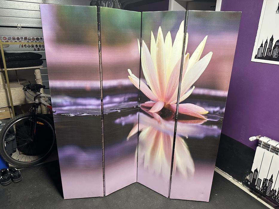 Parawan 4-skrzydłowy 180cm x 160 cm