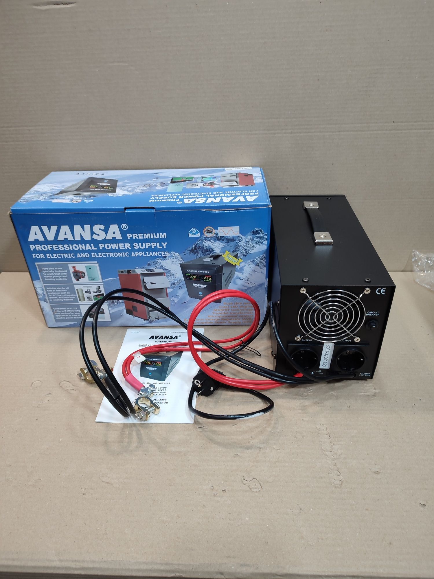 ИБП с правельной синусоидой для газовых котлов Avansa-700w 1000va ups