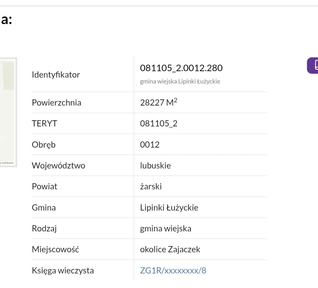 Sprzedam działkę rolną