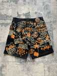 Джинсовые широкие багги шорты mass denim rap hip hop baggy shorts jnco