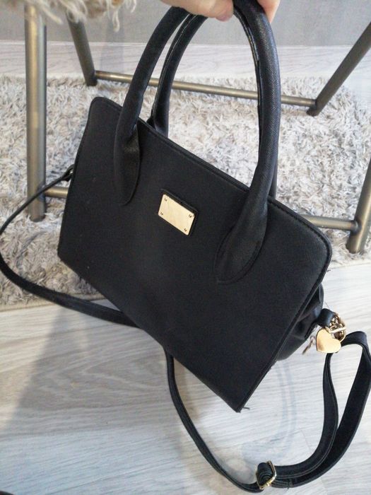 Czarna damska torebka do ręki na ramię Tom&Rose