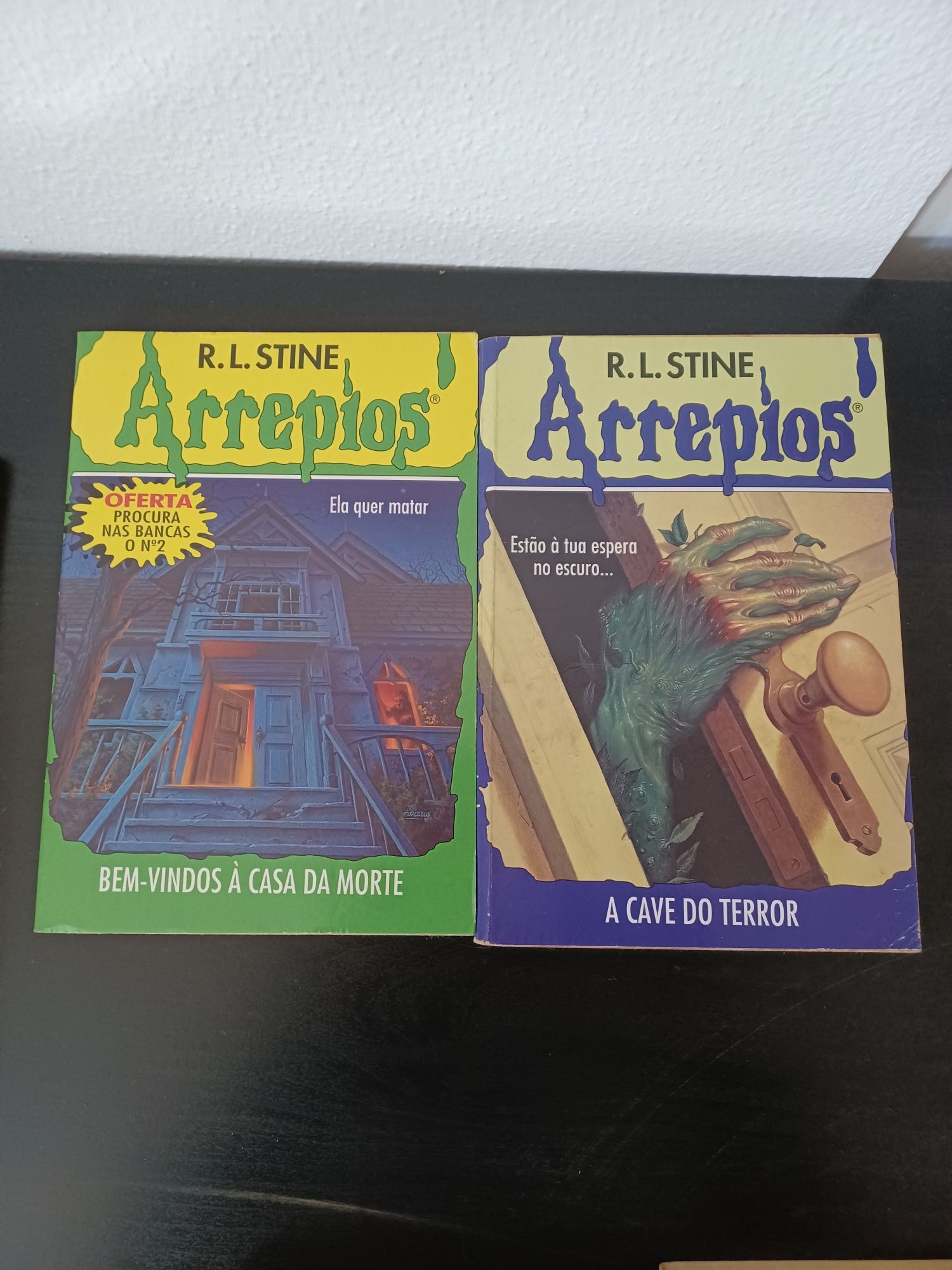 Livros "Arrepios"