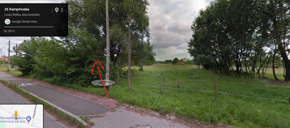 Nieruchomość gruntowa - Łosia Wólka, gmina Czosnów - 3164m2