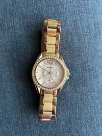 Relógio de senhora FOSSIL ouro rosa com cristais