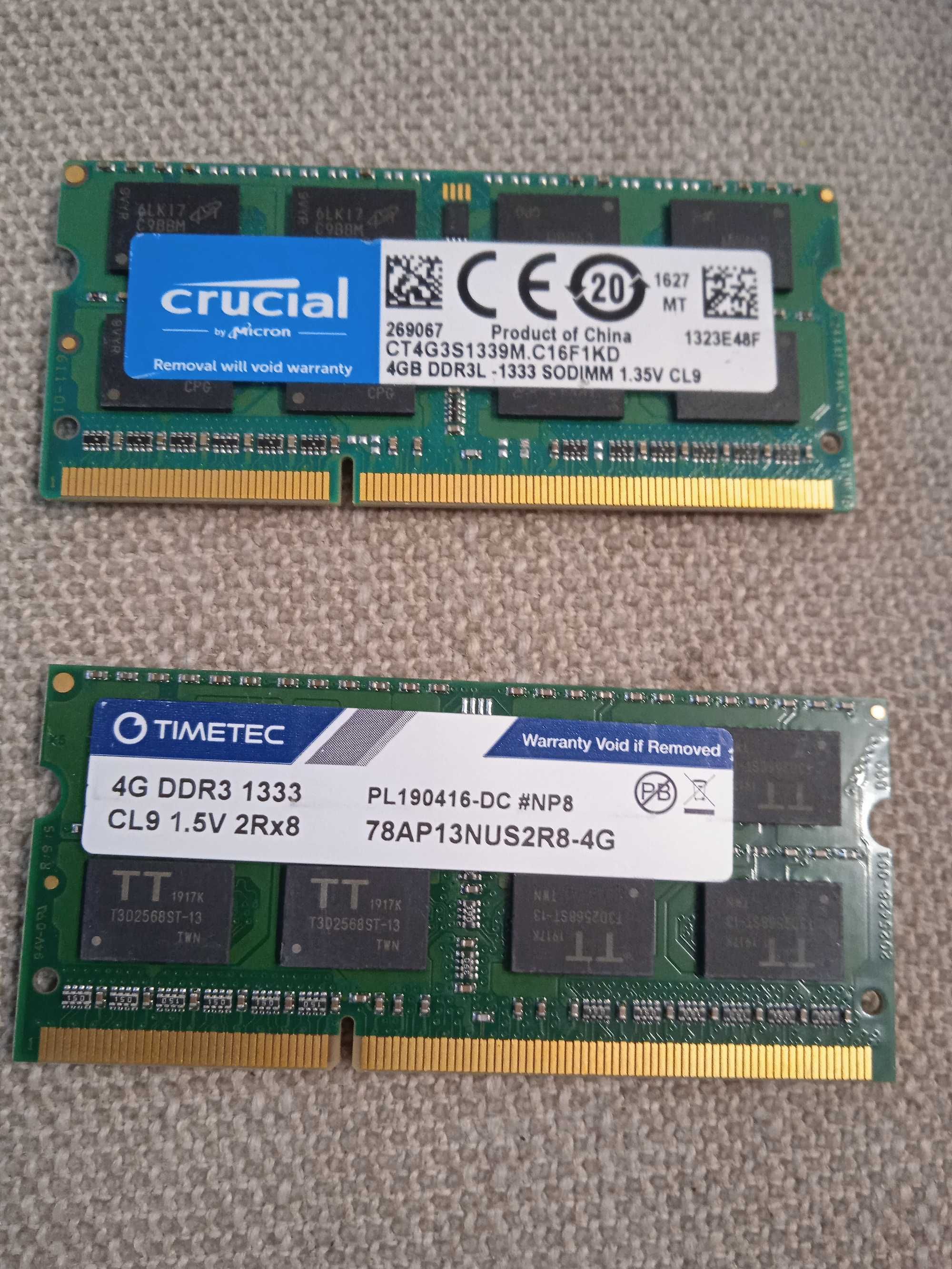 so-dimm 4gb ddr3 10600s