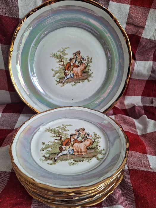 Porcelana Wałbrzych Pan  Tadeusz talerz deserowy i taler