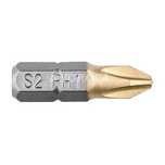 Końcówki wkrętakowe PH2x25mm 2szt Graphite