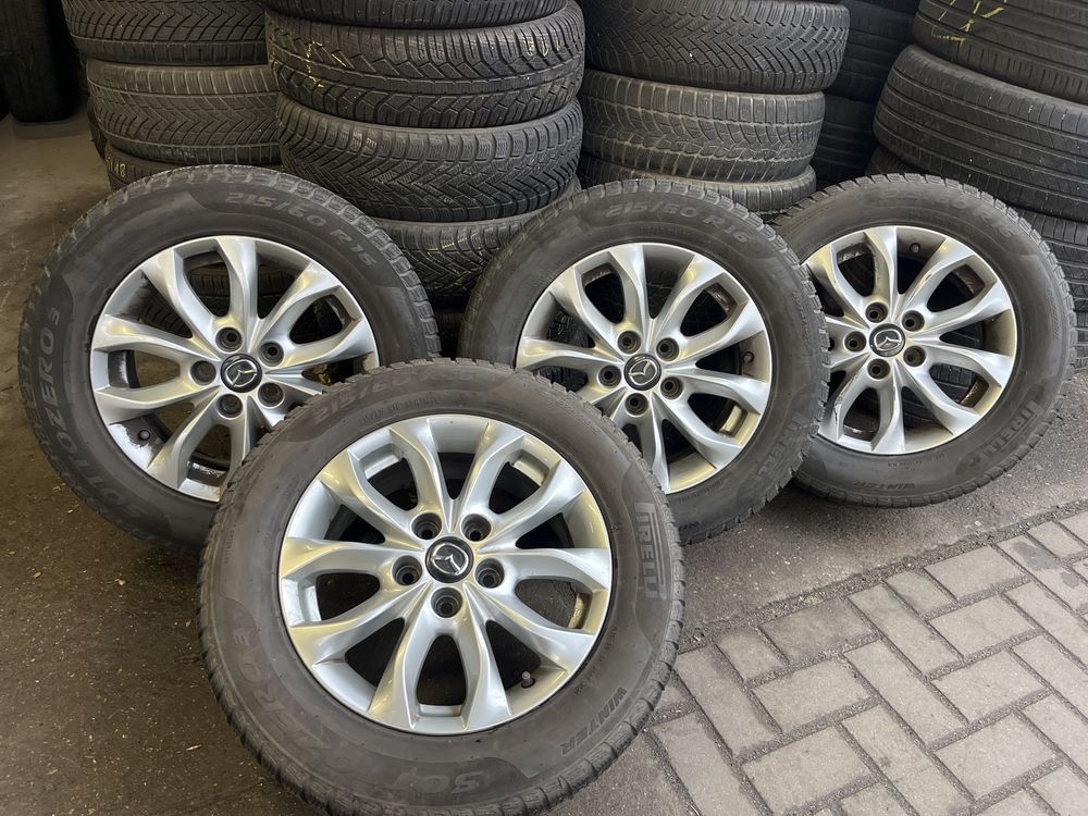 4x alufelgi koła 16" 5x114.3 mazda cx3 czujniki 215/60/16 et50