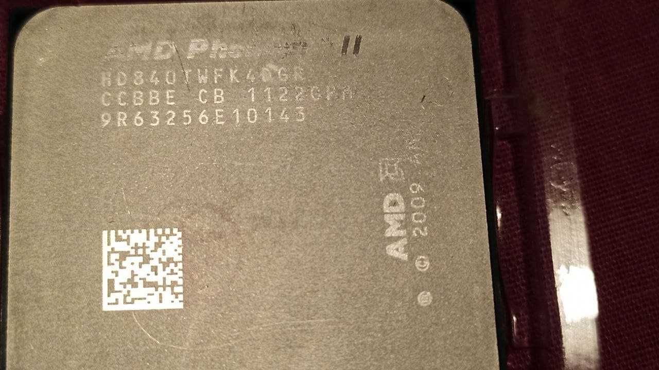AMD Phenom II x4 840T 2.9GHz гарантирована разлочка в 5 ядер АМ2+ АМ3+