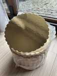 Podkład pod tort 22 cm złoty 50 szt