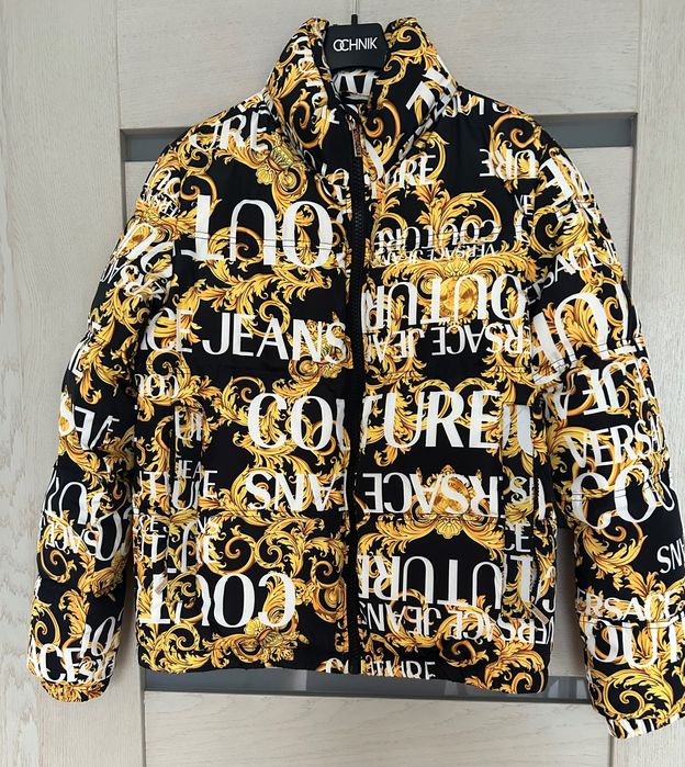 Versace Jeans Couture puchowa kurtka zimowa rozmiar S.