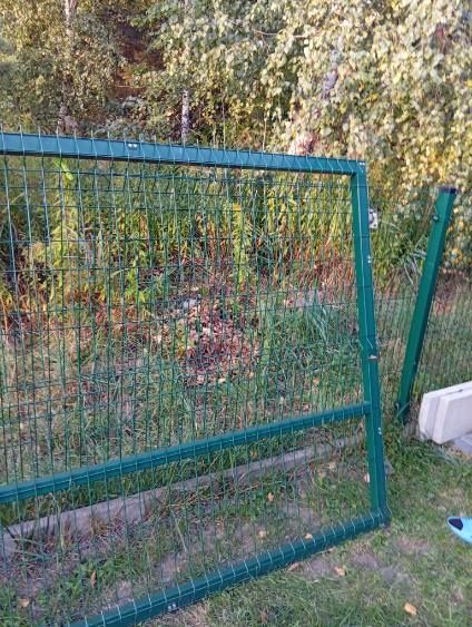 Brama panelowa zielona