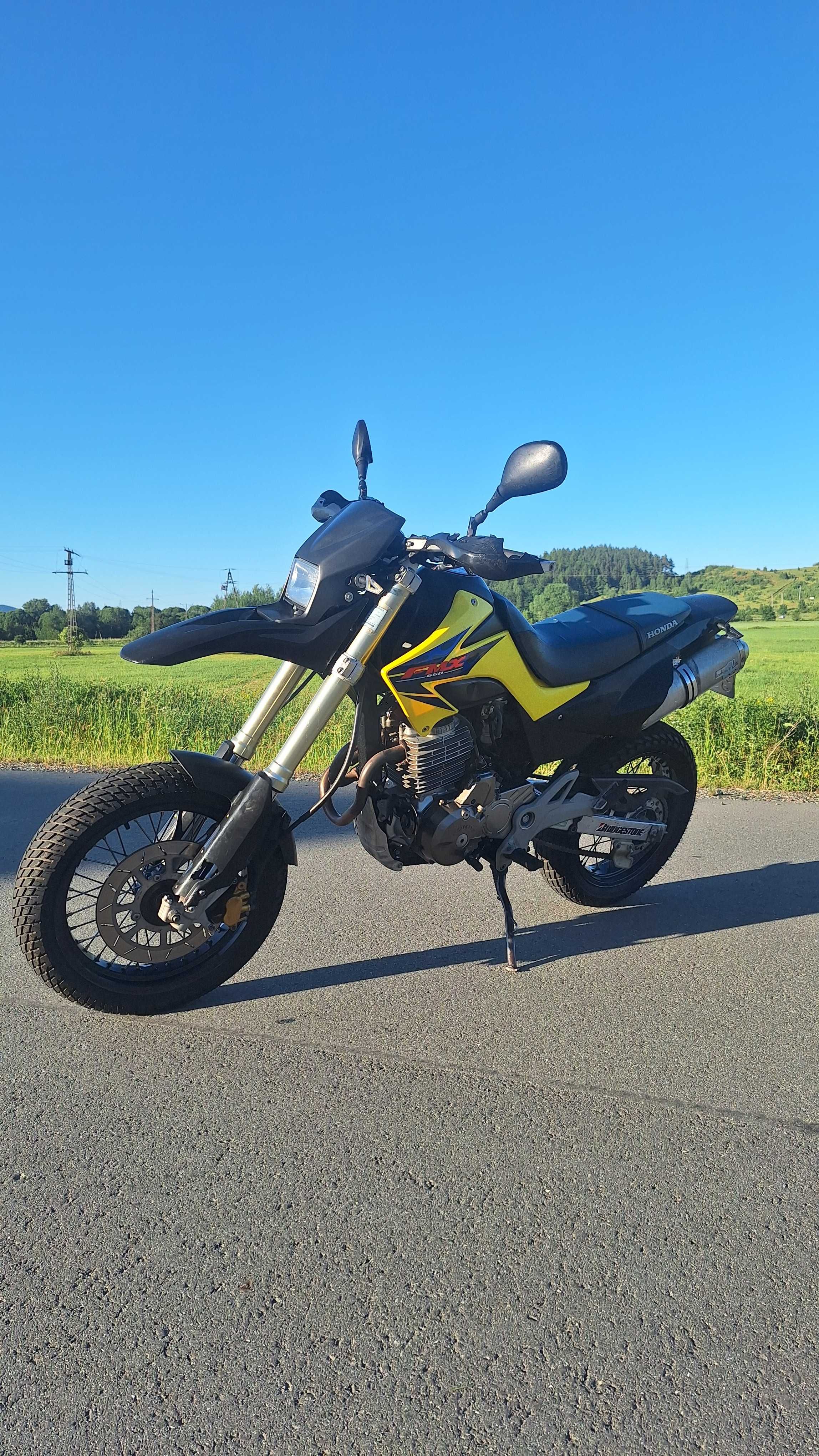 Honda FMX 650 A2 sm smr 2x leovince 2005r