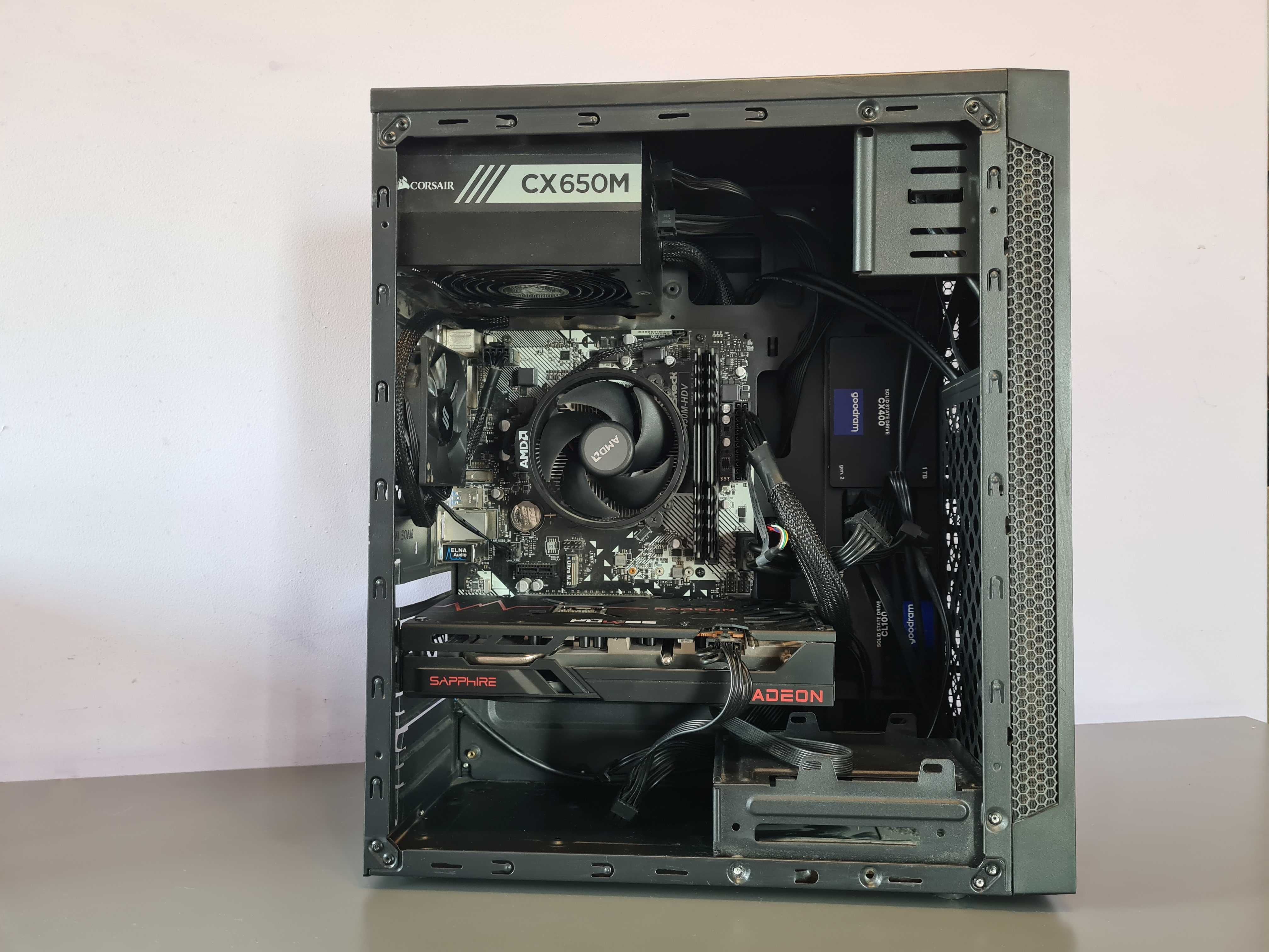 Komputer gamingowy - RX 6600 XT | Ryzen 5 5600 | 16GB RAM | 1.5TB SSD