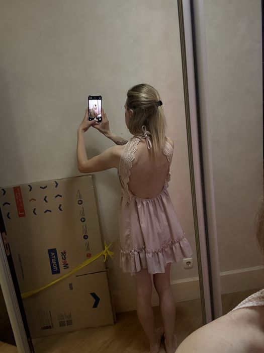 Сукня, сарафан рожевий