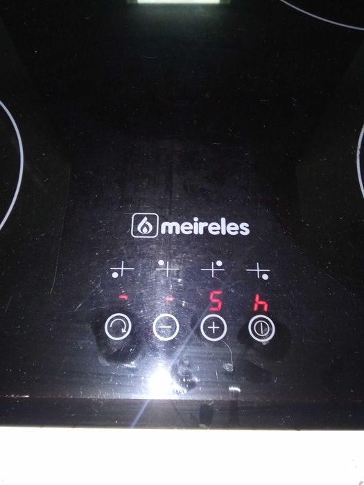 Conjunto placa vitrocerâmica mais forno elétrico