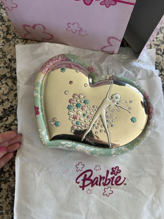 Guarda joias barbie novo em prata