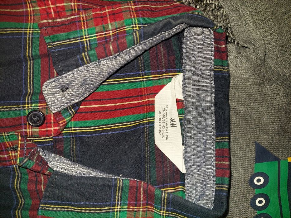 Koszula i sweterek dla chłopca 8-10