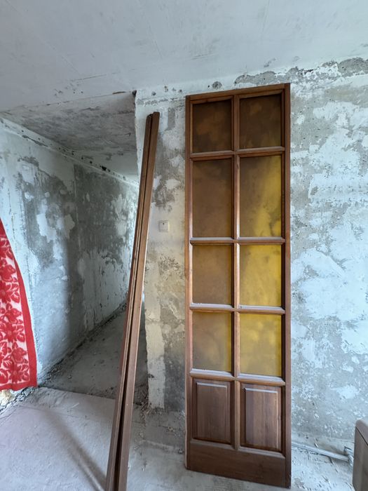 Двери деревянные фальш стена перестенок