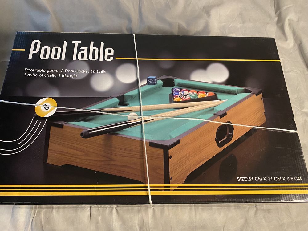 Pool Table - mini mesa de bilhar - última unidade