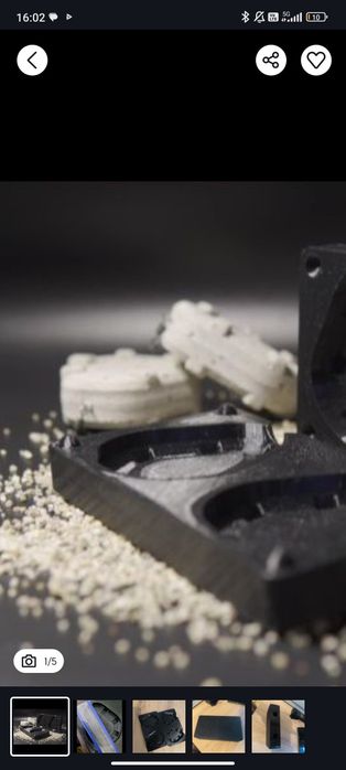 2 formy do betonowych odlewów