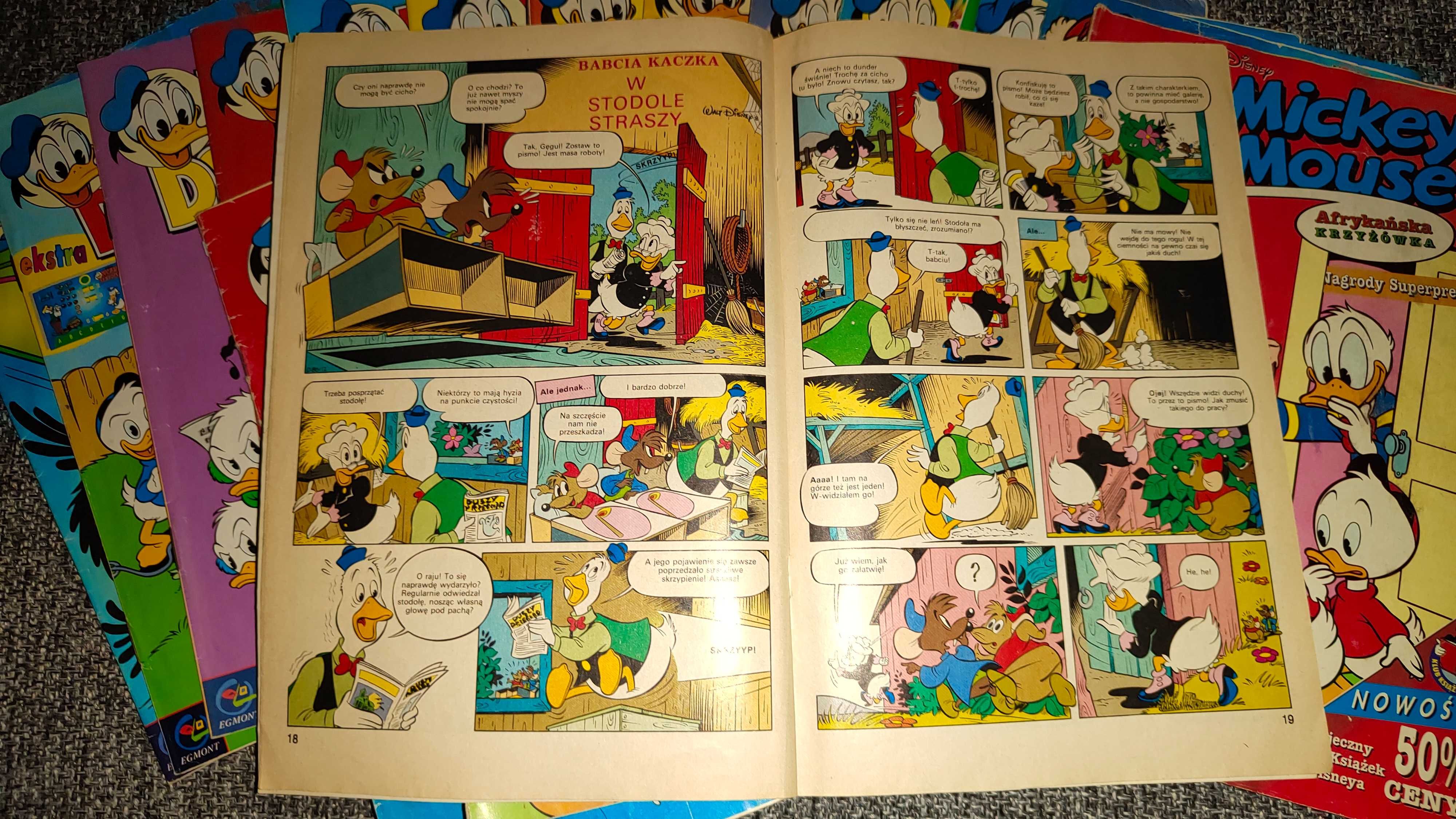 Komiksy Kaczor Donald 1991/1999 rok