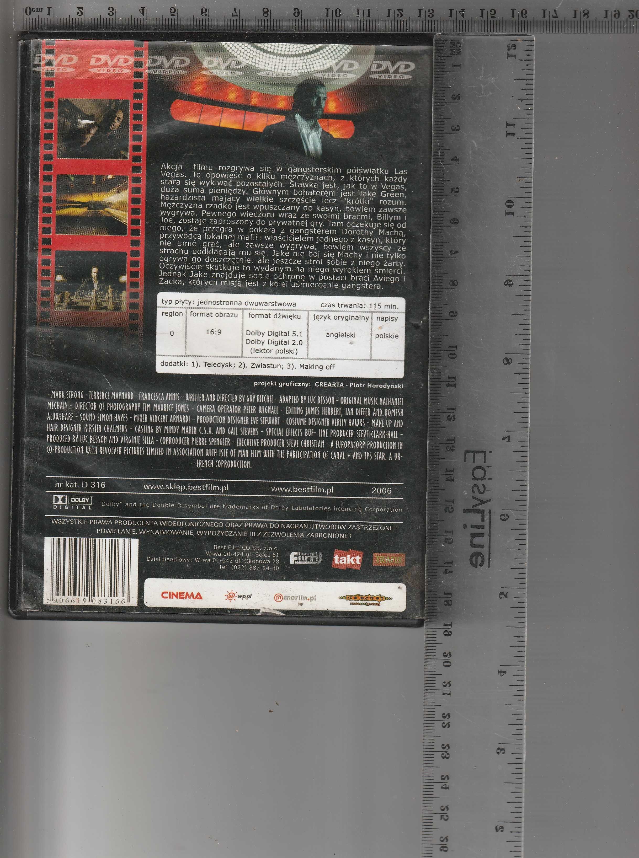 REVOLVER Jason Statham DVD