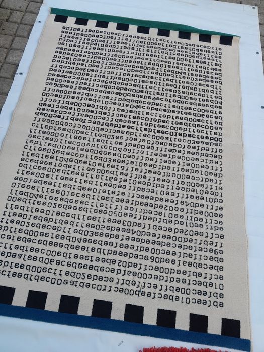 Dywan w literki 135x195cm