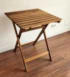 Mesa dobrável em madeira
