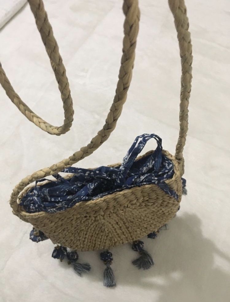 Bolsa palha marca brasileira