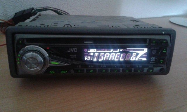 Auto  rádio  JVC