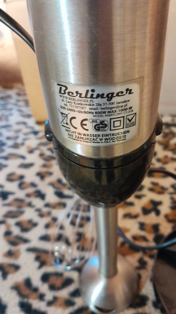 Blender reczny zestaw Silver Crest