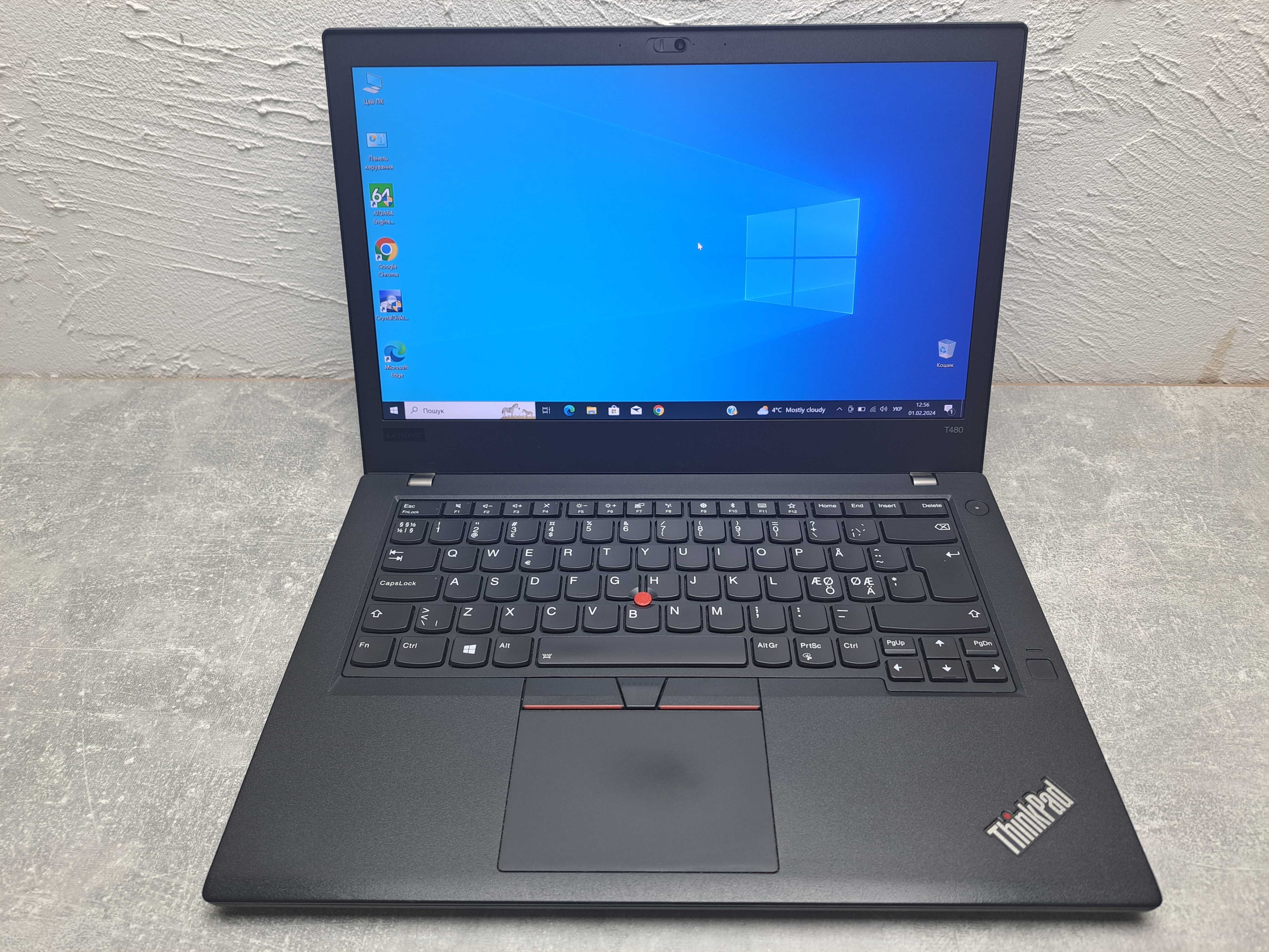 Lenovo ThinkPad T480 i5-8250U 16GBRam SSD256GB 14" IPS FullHD
