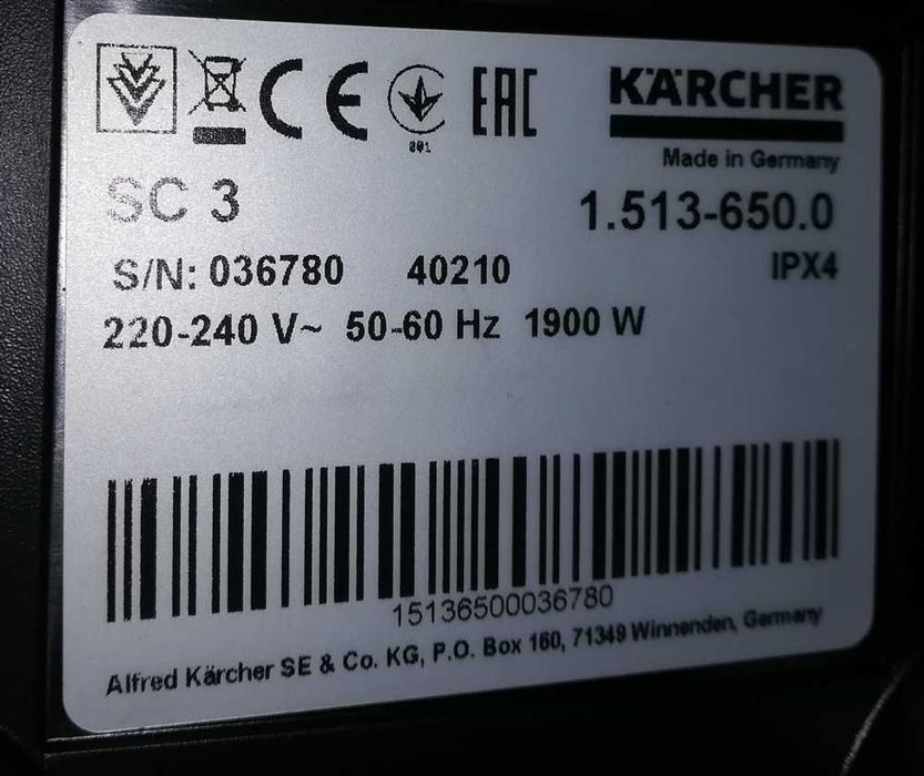 karcher SC 3 baza