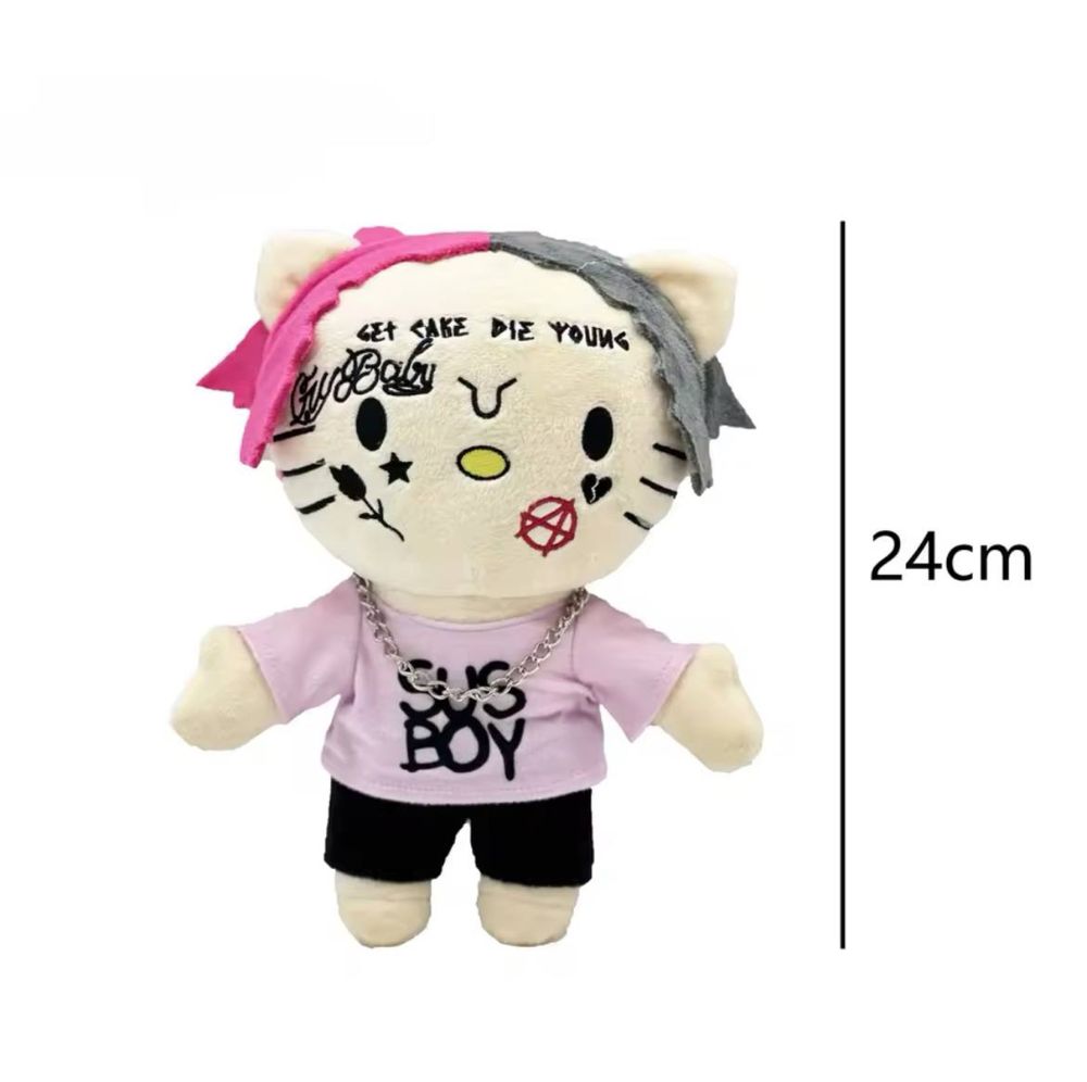 Мʼяка іграшка Hello Kitty Lil peep Playboi Cartil хелооу кітті ліл піп