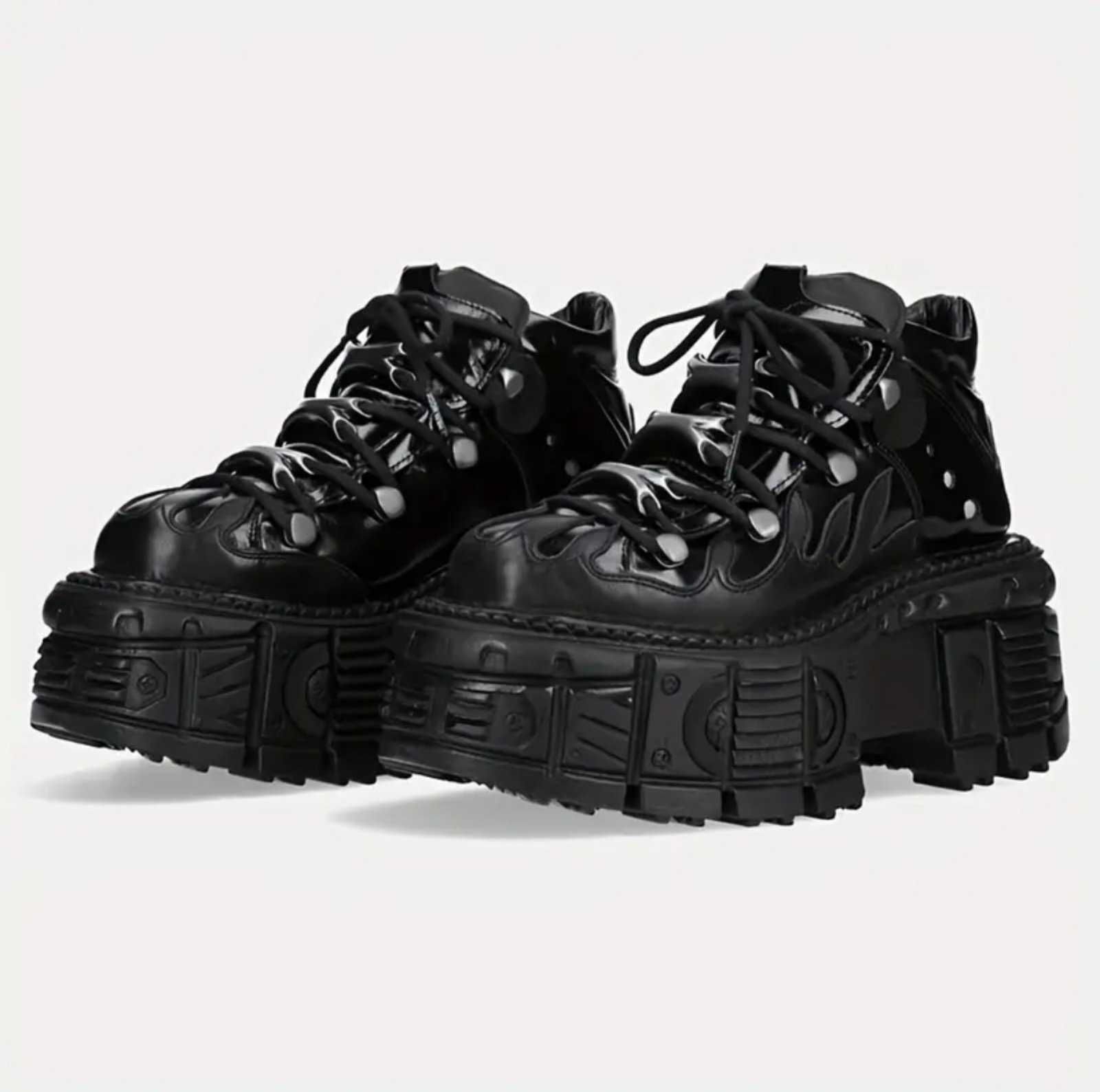 Ботинки женские New Rock панк рок y2k dollskill demonia черные 37-39р