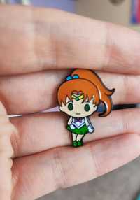 Sailor Moon- metalowa przypinka pin broszka - Sailor Jupiter. Nowa