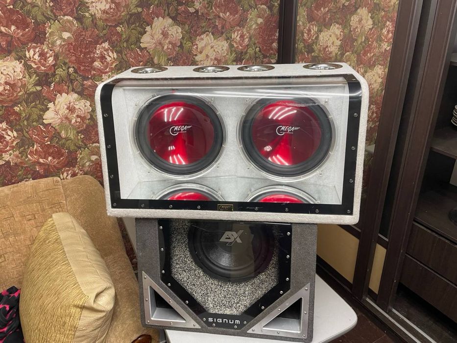 Kick сабвуфер на дві 12ʼʼ у гарному коробі