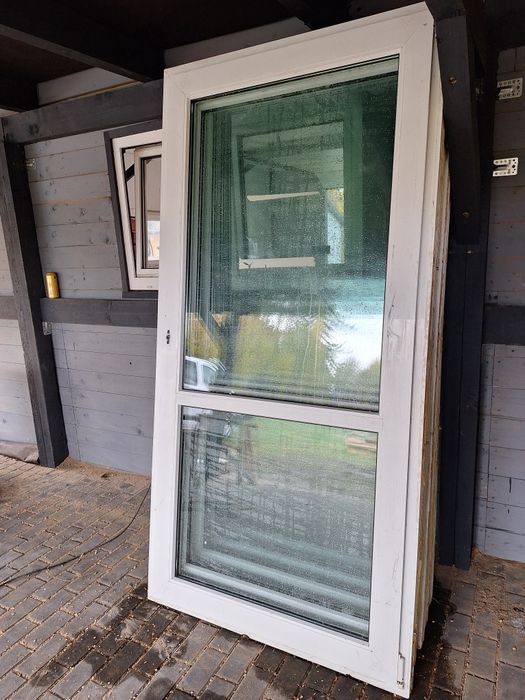 Okna balkonowe 112x225 z demontażu z Niemiec!