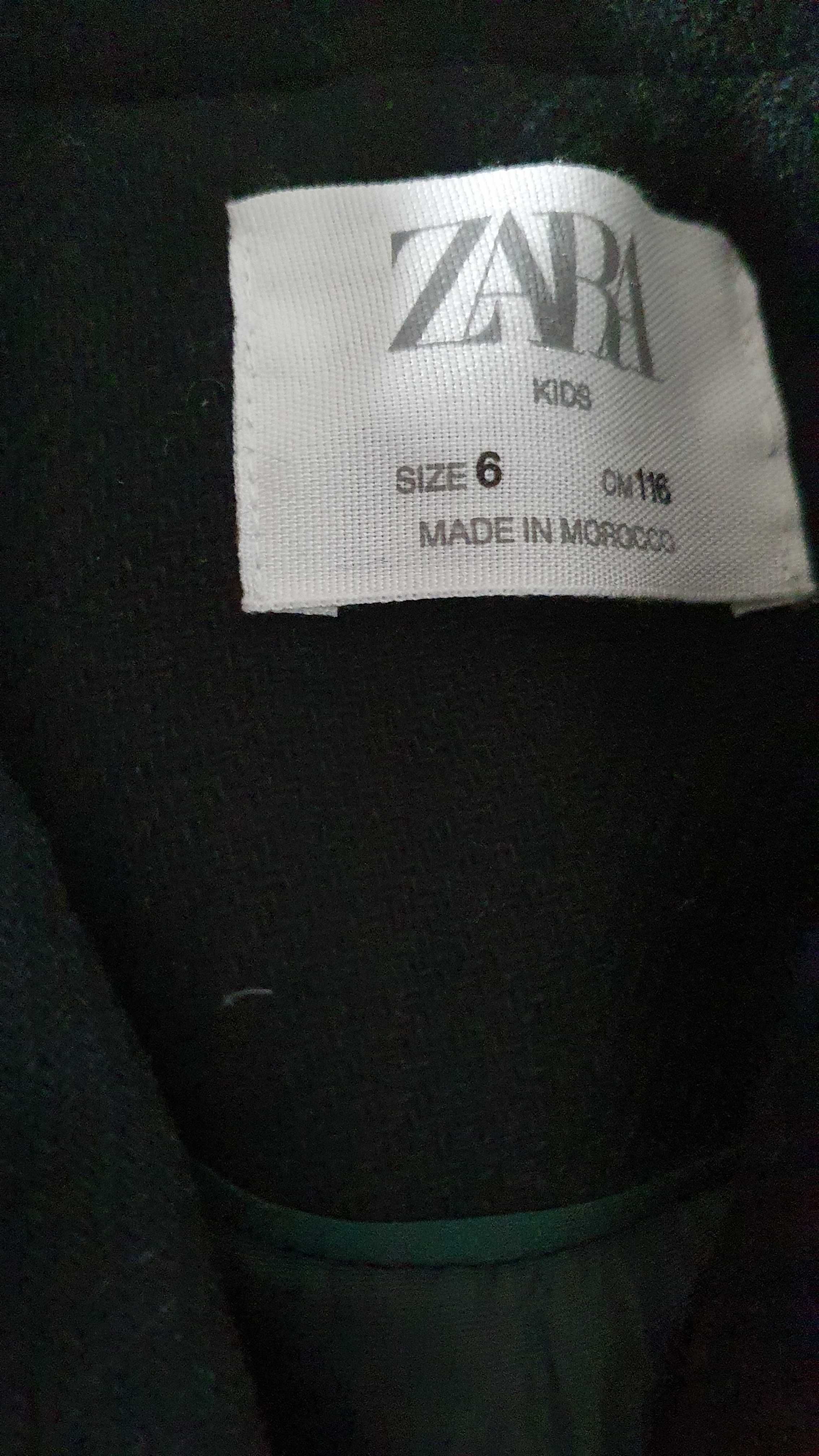 Płaszcz Zara r. 116 wełniany stan idealny