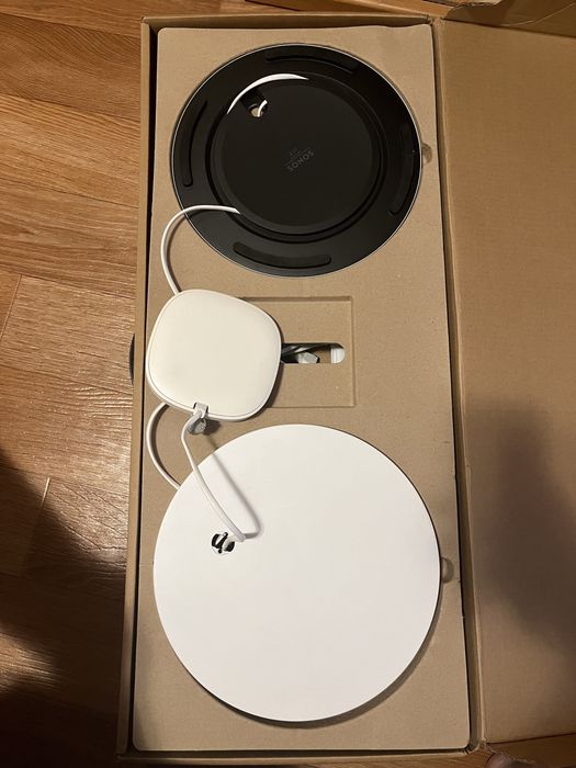 Акустична система Sonos One SL з підставками Conecto (2 шт білі) нові