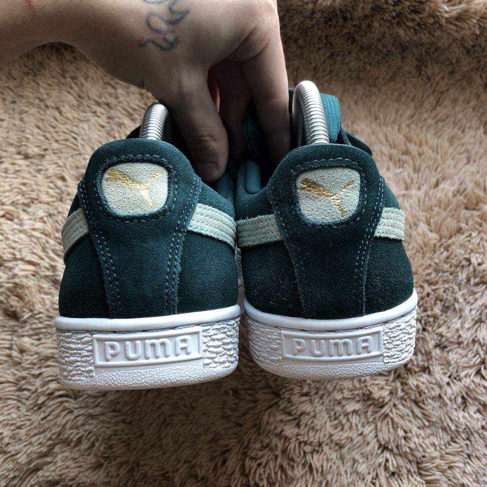 Кеди Puma suede green
