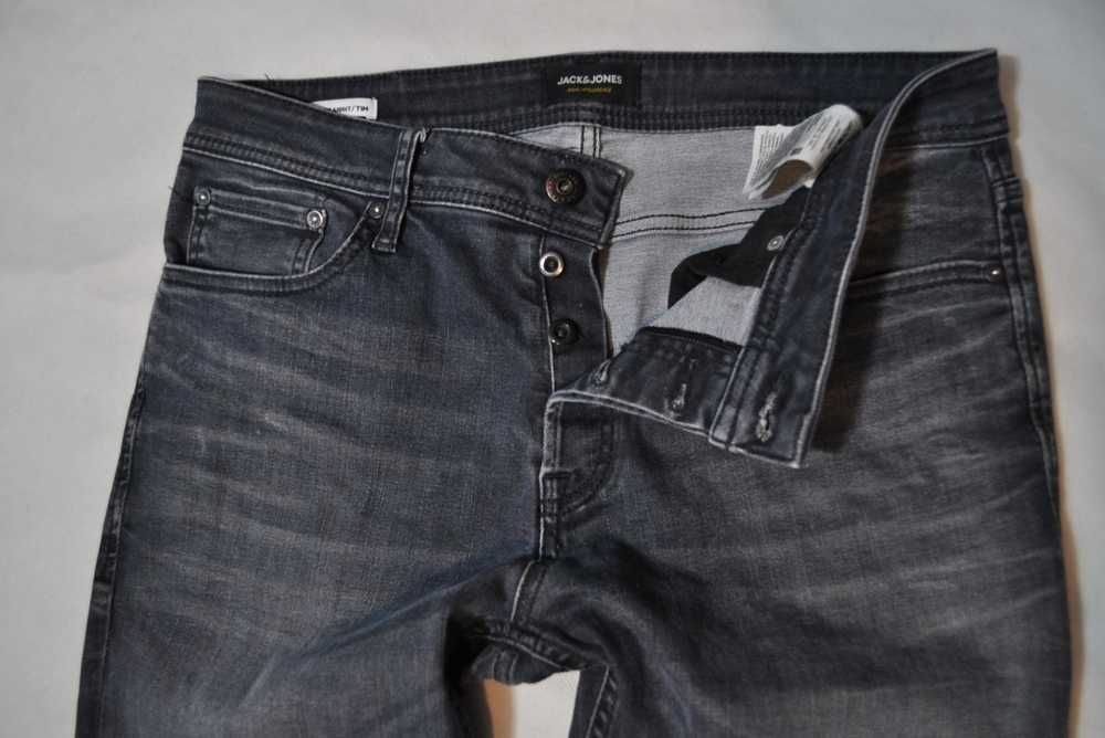JACK & JONES L 90cm 34/32 męskie spodnie jeansowe slim s8v