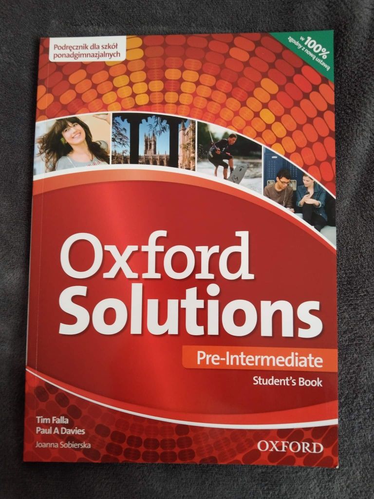 Oxford Solutions Pre-Intermediate Podręcznik Paul A. Davies, Tim Falla
