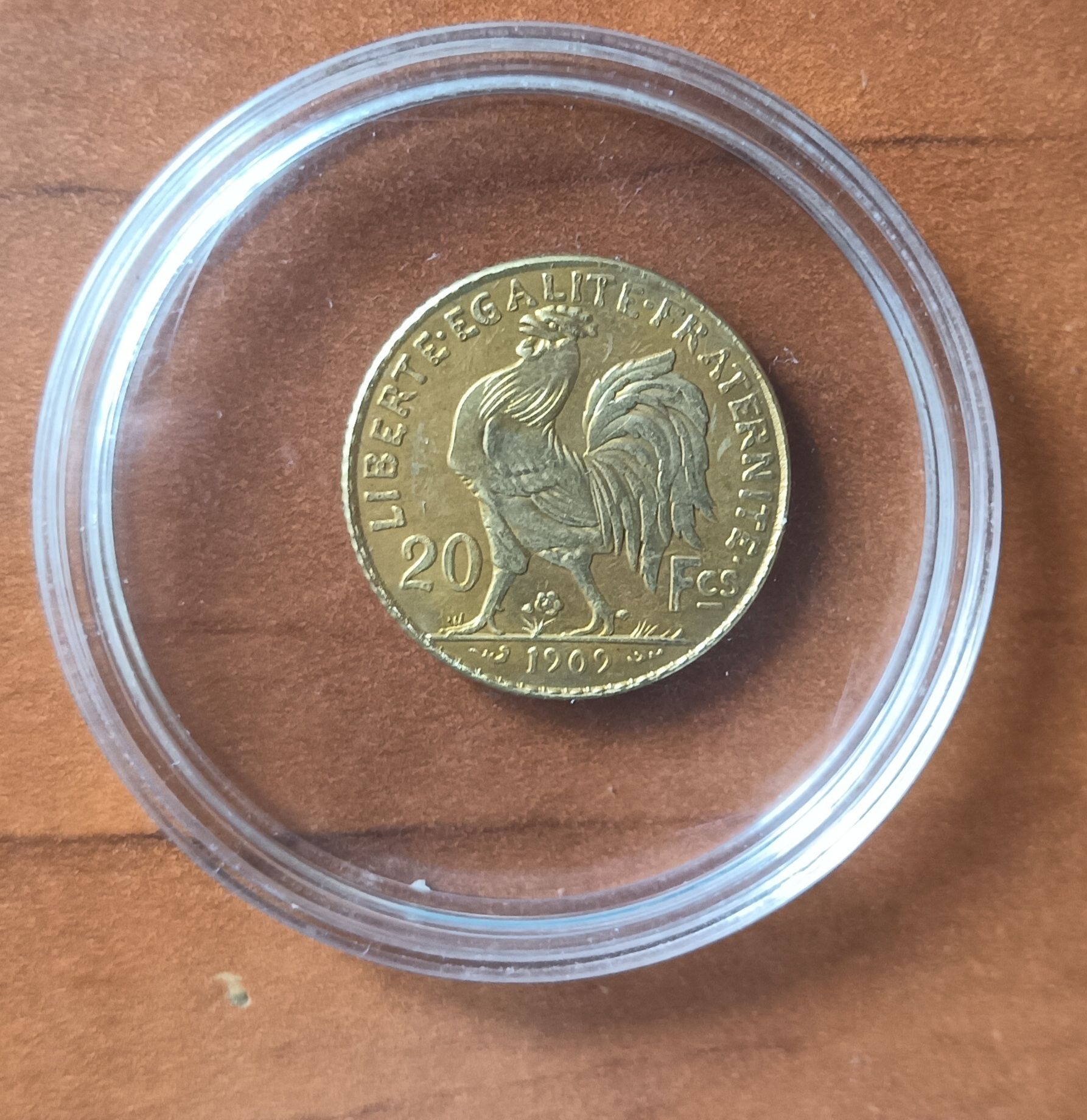 20 franków z 1909 roku - Francuska unikatowa moneta