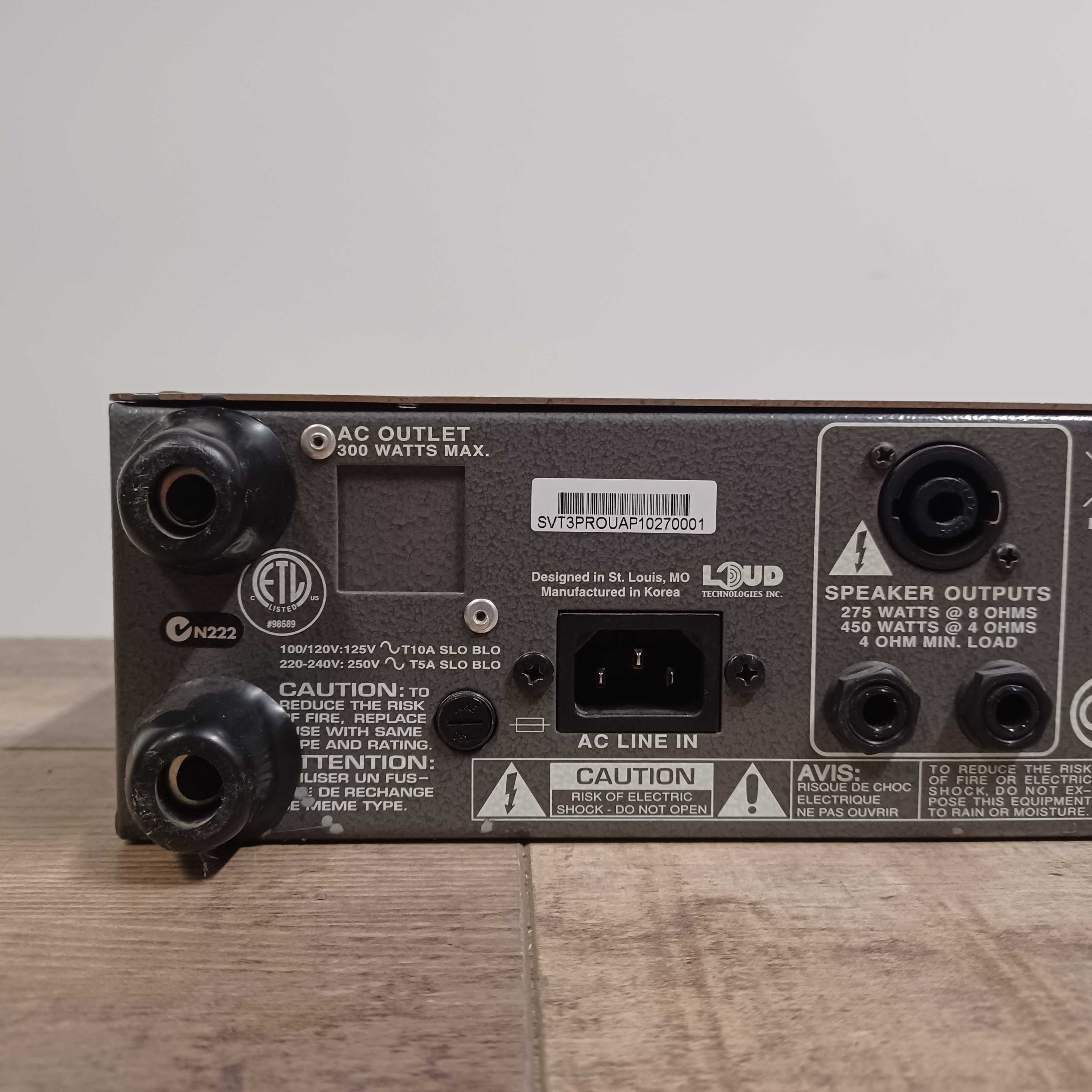 Ampeg SVT-3Pro lampowy head basowy 450W
